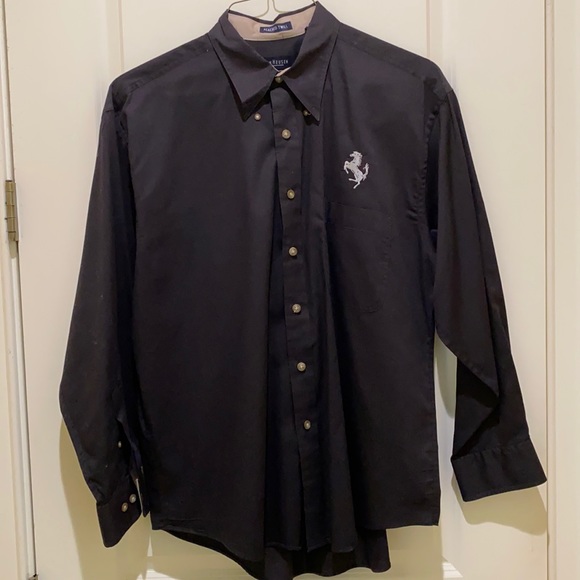Ferrari Other - Vintage Ferrari men’s van Heusen button down shirt